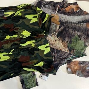 BUNDLE: Camouflage Sheer T-Shirts Set